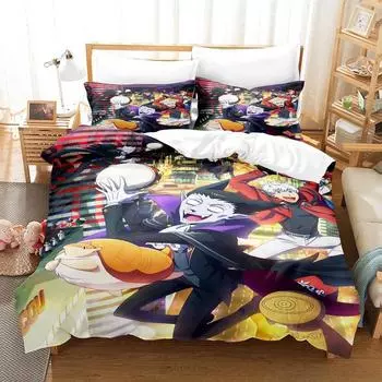 3d Print The Vampire Dies in No Time Bedding Set Cartoon Anime three-piece set Adult Kid Bedroom Duvet cover Sets Home Textiles EU Twin 135x200cm