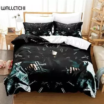 3D-принт Yeat Rapper Комплект постельного белья для мальчиков и девочек, двуспальный размер, пододеяльник, наволочка, кровать для детей и взрослых, 2/3 шт. 135X200cm