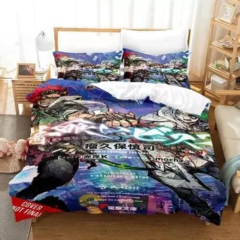 3D Printed Anime Bed Sheet Sabikui Bisco Bedding Set Single Twin Full Queen King Size Bed Set Adult Kid Bedroom Duvetcover Sets 70x133cm 2pcs