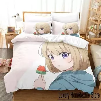 3D Printed Cartoons A Couple Of Cuckoos Bedding Set Single Twin Full Queen King Size Bed Set Adult Kid Bedroom Duvetcover Sets 70x133cm 2pcs