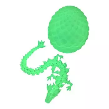 3d Printed Decorative Toys, Movable Printed Animal Toys, Creative Decorative Ornaments One Size зелёный