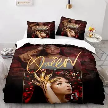 3D Printed Eva Queen Bedding Set Pillowcase Duvet Cover Double Twin Full Queen King Adult Kids Bedclothes Quilt Cover EU Single 135x200cm