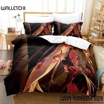 3D Printed Game Dungeon on Fighter Bedding Set Single Double King Bed Set Children s Bedroom Duvet Cover Sets Home Textiles 70x133cm 2pcs