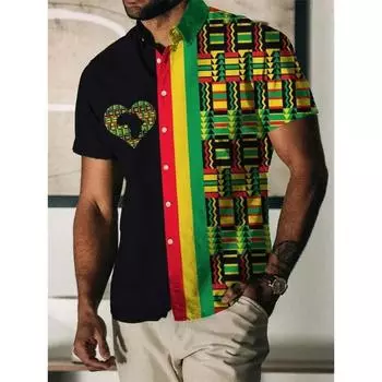 Рубашка высокого качества с 3D-печатью для мужчин/женщин, повседневная мода, короткие рукава, лацканы на пуговицах, свободные, унисекс, одежда 3XL
