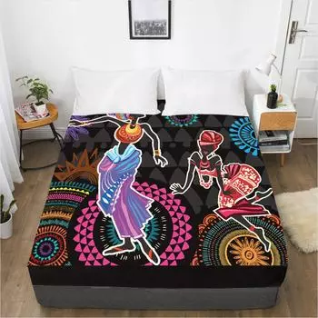 Пододеяльник с 3D-принтом, Простыня на резинке, Наматрасник, Эластичная простыня на резинке, 3 шт., Домашний текстиль, Постельные принадлежности 120cmX200cmX30cm