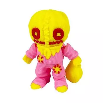 3D Printed Pumpkin Man Figurine Movable Joints Trick or Treat Pumpkin Man Ornament Stress Relief Fidget Toy Decoration Ornament