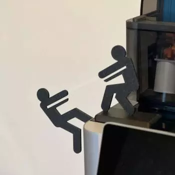 3D Printed Standing Figurines Line of Salvation Modern Sculpture Character Party Gift чёрный