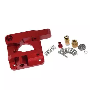 3D Printer Extruder Double Gear Aluminum Alloy Metal Parts Red for CR10 10S Series Right Hand