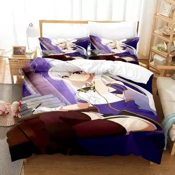 3D Printing Anime The Genius Prince s Bedding Set Single Twin Full Queen King Size Bed Set Adult Kid Bedroom Duvet cover Sets EU Single 135x200cm