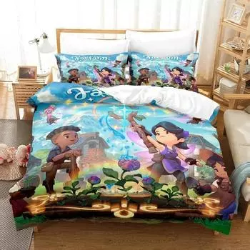 3D Printing Game Bed Sheet Sets Fae Farm Bedding Set Single Twin Full Queen King Size Bed Set Adult Kid Bedroom Duvet cover Sets 70x133cm 2pcs
