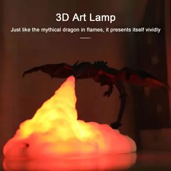 3D Printing Rocket Lights New Exotic Gifts Electronic Creative Products Ornaments Led Night Lights One Size