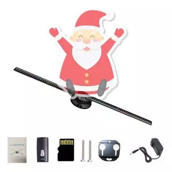 3D-проектор голограмм 800x480P Изображения высокого разрешения без границ Простое управление Широкая совместимость Светодиодный голографический вентилятор EU