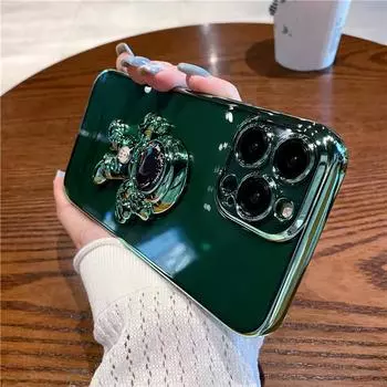 3d противоударный чехол для телефона с подставкой астронавта для Iphone 13 11 12 Pro Max Xs Xr X 7 8 Plus, силиконовый бампер, прозрачный чехол For iPhone XR