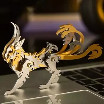 3D головоломка металлическая модель строительные наборы Божественный зверь свирепые механические животные головоломка DIY сборка игрушка для взрослых детей