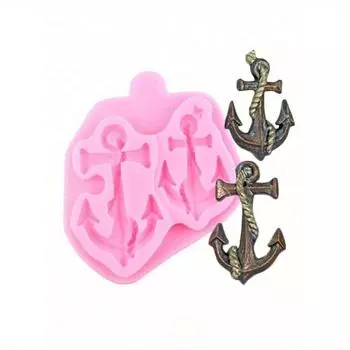 3D якоря силиконовые формы DIY вечерние кекс Топпер помадка инструменты для украшения торта конфеты глина формы для шоколада и мастики