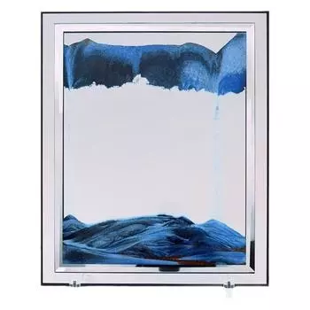 3D Quicksand Mirror Edge Square Painting - Декоративное украшение для дома и гостиной, Идеальный подарок на день рождения 5-inch зелёный