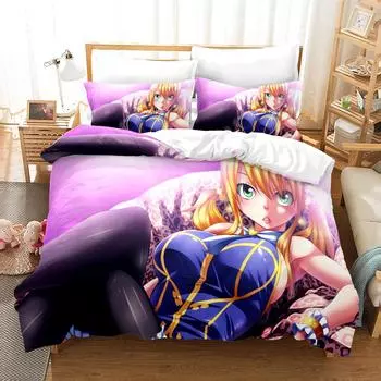 3D Quilt Cover Digital Printing, Three-Piece Set 135 * 200 two-piece set