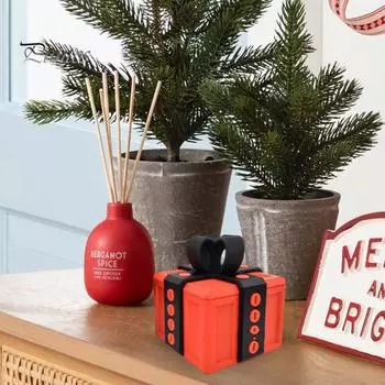 3D раздражающая подарочная коробка с винтами, подарочная коробка-головоломка с поворотным механизмом для хранения, интерактивная настольная коробка для розыгрышей для рождественского домашнего декора 6 cm белый/синий