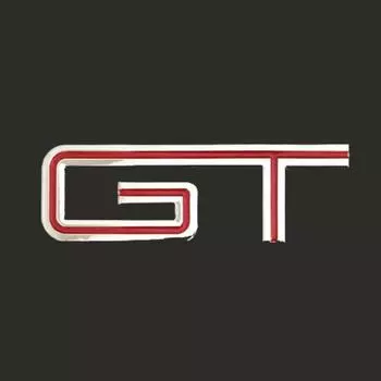 3D красный символ GT автомобильный металлический сплав кузов задний эмблема наклейка значок для Mustang Shelby GT универсальный красный