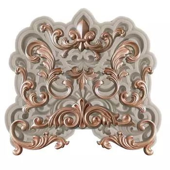 3D рельефная граница торта, силиконовые формы, конфетная глина, шоколадная клейкая паста, формы для кексов «сделай сам», топпер для помадки, инструменты для украшения торта