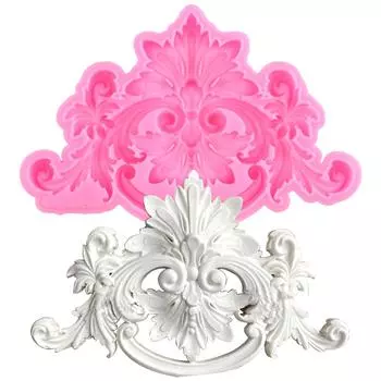 3D рельефная граница торта, силиконовые формы, сделай сам, топпер для кексов, инструменты для украшения торта из мастики, конфетная глина, формы для шоколадной мастики