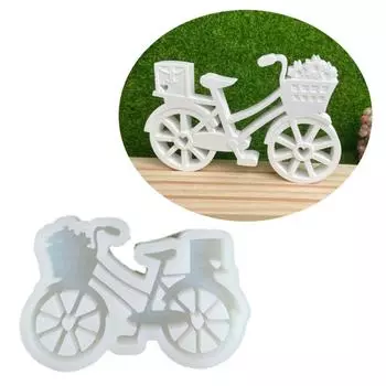 3D Riding Resins Molds Riding Shaped Silicones Forms for Candle Washing Chocolate Mousses Cake Baking Cake Decorations белый