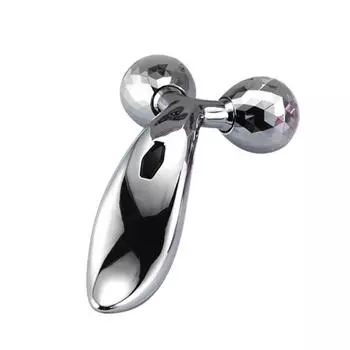 3D роликовый массажер для лица, инструмент для подтяжки лица, укрепляющий косметический массаж лица и тела, Y-образный массажер