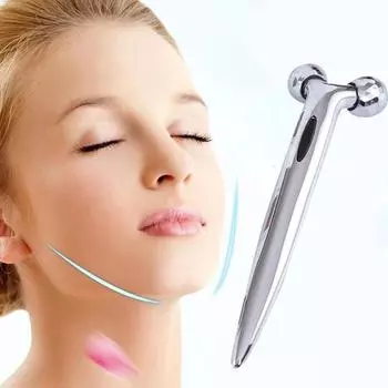 3D роликовый массажер для лица, Y-образная форма, поворот на 360 градусов, коррекция фигуры, релаксация, лифтинг, удаление морщин, массаж лица