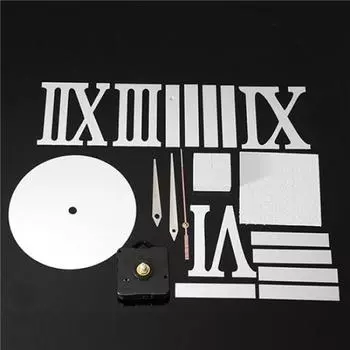 3D Роскошные DIY Часы Украшения Зеркальные Наклейки Стены Искусства Модные Украшения Дома