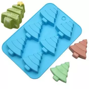 3D Рождественская елка Силиконовые формы для шоколада Кондитерские изделия Форма для помадки Свадебные инструменты для украшения тортов Кухонные принадлежности для выпечки CHINA