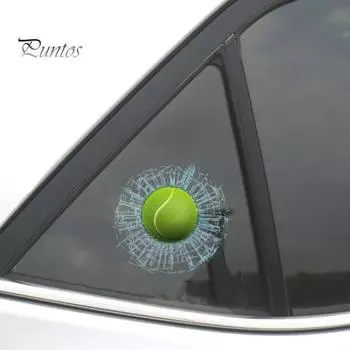 3D розыгрыш, хитрая наклейка с разбитым стеклом, реалистичное визуальное воздействие, водонепроницаемая, сильная липкость, легкое нанесение, автомобильная наклейка, наклейка на окно зелёный