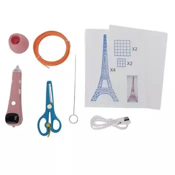 3D-ручка для печати для детей, подростков, взрослых, 5 Вт, ABS, низкотемпературная печать, набор 3D-ручек с трафаретом