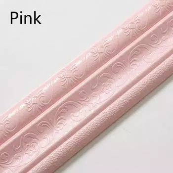 3D Самоклеящаяся Полоса Настенное Украшение Пенопластовая Рамка Полоса с Клеем Линия Талии Обои Водонепроницаемый Плинтус Наклейка на Стену