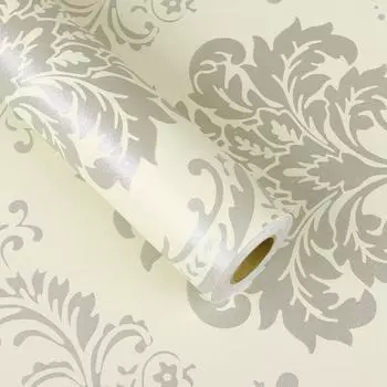 3D самоклеящиеся обои в европейском стиле в стиле ретро с дамасским узором, самоклеящиеся 3d стерео обои, настенные съемные обои с цветочным принтом, спальня 45cm*5m