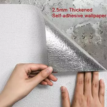3D самоклеящиеся обои, водонепроницаемые, влагостойкие, против плесени, фон для домашнего декора, однотонные обои из пенопласта 10m