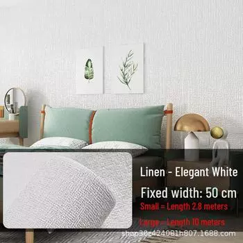 3D самоклеящиеся водонепроницаемые настенные наклейки для спальни и гостиной - влагостойкое украшение для скрытия дефектов 10m x 50cm x 2.5mm