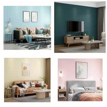 3D самоклеящиеся водонепроницаемые влагостойкие обои для спальни, гостиной, ремонта, наклейки на стену, домашний декор 10m жёлтый