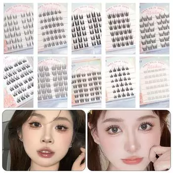 3D Self-Adhesive Eyelashes Glue Free Manga Lashes Popular Self-adhesive Eyelashes Wome Type A