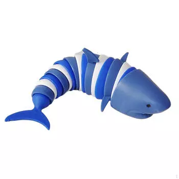 3D шарнирная растягивающаяся игрушка-гусеница, игрушки для двигательной активности, сенсорные забавные гибкие руки для синий