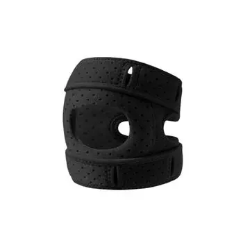 3D Silicone Knee Pads And Ligaments Fix The Knee Sports, Fitness, Running, Knee Pads, Breathable One Size чёрный