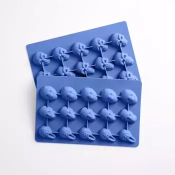 3D Силиконовая форма, Форма для торта на Хэллоуин - Забавные формы скелетов для шоколада, пирожных, выпечки, конфет и смолы One Size