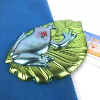 3D силиконовая форма в виде листа лягушки, настенная подвесная форма для животных, смоляная форма, легкая силиконовая форма для деформирования, сделай сам, домашнее ремесло белый