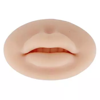 3D силиконовые губы, полупостоянные мягкие, настоящие ощущения кожи, искусственные губы для обучения микроблейдингу