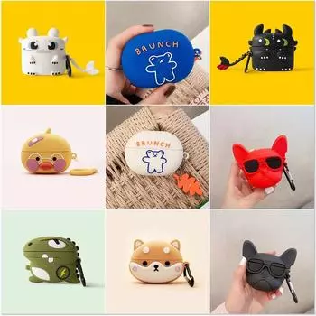 3D силиконовые защитные чехлы для наушников для Huawei Freebuds 4i, милый мультяшный чехол для беспроводной Bluetooth-гарнитуры для Huawei 4i For Freebuds 4i