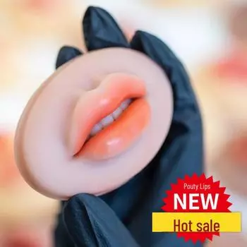 3D силиконовый блок для практики татуировки губ для начинающих pouty lips