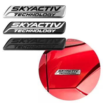 3D SKYACTIV TECHNOLOGY Логотип Задний Багажник Эмблема Боковая Наклейка Крыло Для CX-3 CX3 CX-5 CX5 CX-7 Atenza