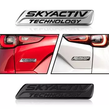 3D SKYACTIV TECHNOLOGY Логотип Задний Багажник Эмблема Боковая Наклейка Крыло Для CX-3 CX3 CX-5 CX5 CX-7 Atenza