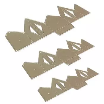 3D слоистые цветы металлические штампы трафарет DIY скрапбукинг альбом бумажная карта