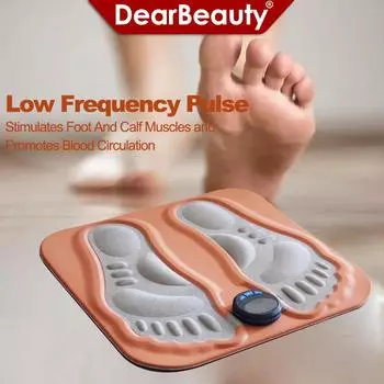 3D Smart Foot Massage Pad Массажер для ног 6 режимов 15 уровней Улучшает кровообращение Расслабляет мышцы Стройные ноги Перезаряжаемая подушка для ног 1PCS