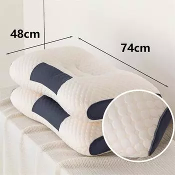 3D спа-массажная подушка, для сна и защиты шеи, вязаная подушка, постельное белье, подушки для спальни в общежитии one 48x74CM